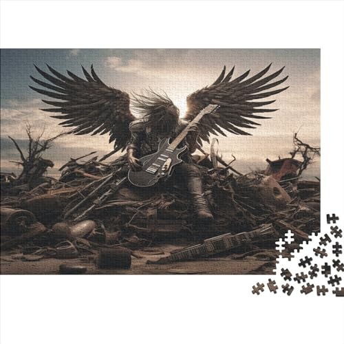 500-teiliges Puzzle für Erwachsene, Metall-Musik-Puzzle-Sets für die Familie, Holz-Puzzle, Gehirn-Herausforderungs-Puzzle, 500 Teile (52 x 38 cm) von LCZLCZ