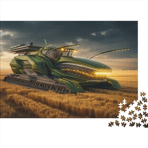 Bauernhof-Erntemaschine-Puzzle, 1000 Teile, für Erwachsene, Puzzle, Lernspiele, 1000 Teile (75 x 50 cm) von LCZLCZ