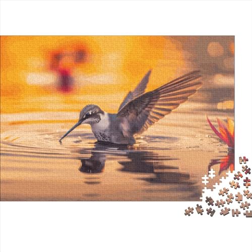 Kolibri-Holzpuzzle für Erwachsene, 300-teiliges Puzzle, rechteckiges Puzzle, Geschenke für Erwachsene, Spiel 300 Teile (40 x 28 cm) von LCZLCZ