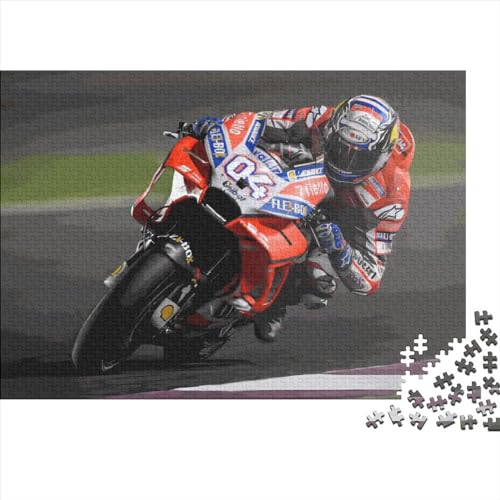 Motorrad-Puzzle, 1000 Teile, für Erwachsene, Puzzle, Lernspiele, 1000 Teile (75 x 50 cm) von LCZLCZ