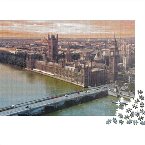 Puzzles für Erwachsene, 300 Teile, London Gift, Holzbrettpuzzles für Erwachsene, lustig, 300 Teile (40 x 28 cm) von LCZLCZ