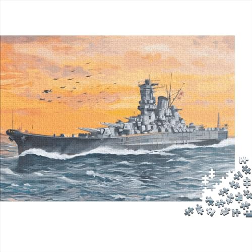 Russisches Schlachtkreuzer-Puzzle, 1000 Teile, für Erwachsene, Puzzle, Lernspiele, 1000 Teile (75 x 50 cm) von LCZLCZ