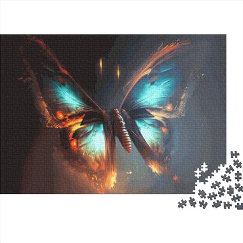 Schmetterlingsnacht-Puzzle, 1000 Teile, für Erwachsene, Puzzle, Lernspiele, 1000 Teile (75 x 50 cm) von LCZLCZ
