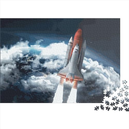 Space Shuttle-Puzzle, 1000 Teile, kreatives rechteckiges großes Familienpuzzlespiel, Kunstwerk für Erwachsene, 1000 Teile (75 x 50 cm) von LCZLCZ