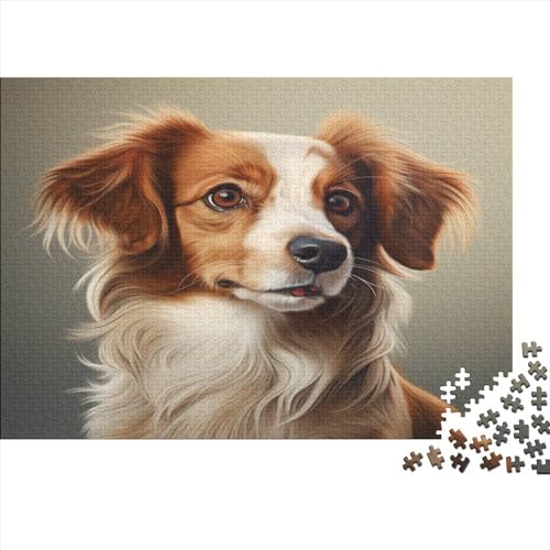Tierhund-Geschenke, 300-teiliges Puzzle für Erwachsene – Holzpuzzles – Entspannungspuzzlespiele – Denksport-Puzzle 300 Teile (40 x 28 cm) von LCZLCZ