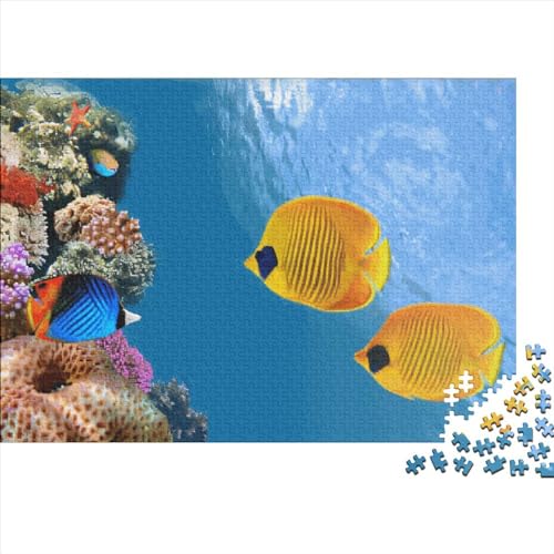 Unterwasserwelt-Puzzle, 1000 Teile, für Erwachsene, Puzzle, Lernspiele, 1000 Teile (75 x 50 cm) von LCZLCZ