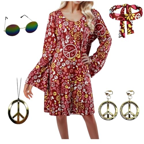 LCpddajlspig 70er Jahre Outfit Damen, Hippie Kostüm Damen, Faschingskostüme Damen, Kostüm Damen Fasching, Hippie Kleidung Damen, Abba Outfit, Achtsamkeitskalender 2025, 80er Jahre Outfit, LCpddajlspig 70er Jahre Outfit Damen, Hippie Kostüm Damen, Faschingskostüme Damen, Kostüm Damen Fasching, Hippie Kleidung Damen, Abba Outfit, Achtsamkeitskalender 2025, 80er Jahre Outfit, von LCpddajlspig
