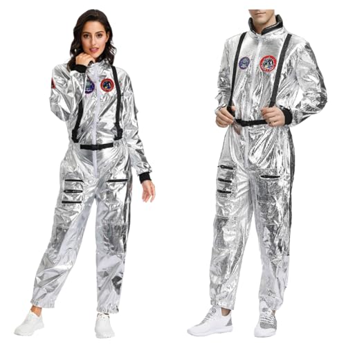 LCpddajlspig Astronauten Kostüm, Space Kostüm, Weltall Kostüm, Faschingskostüme Herren, Karneval Kostüm Herren, Astronaut Kostüm, Kostüm Weltall, Karnevalskostüme Herren, Frauen Adventskalender 2024, von LCpddajlspig