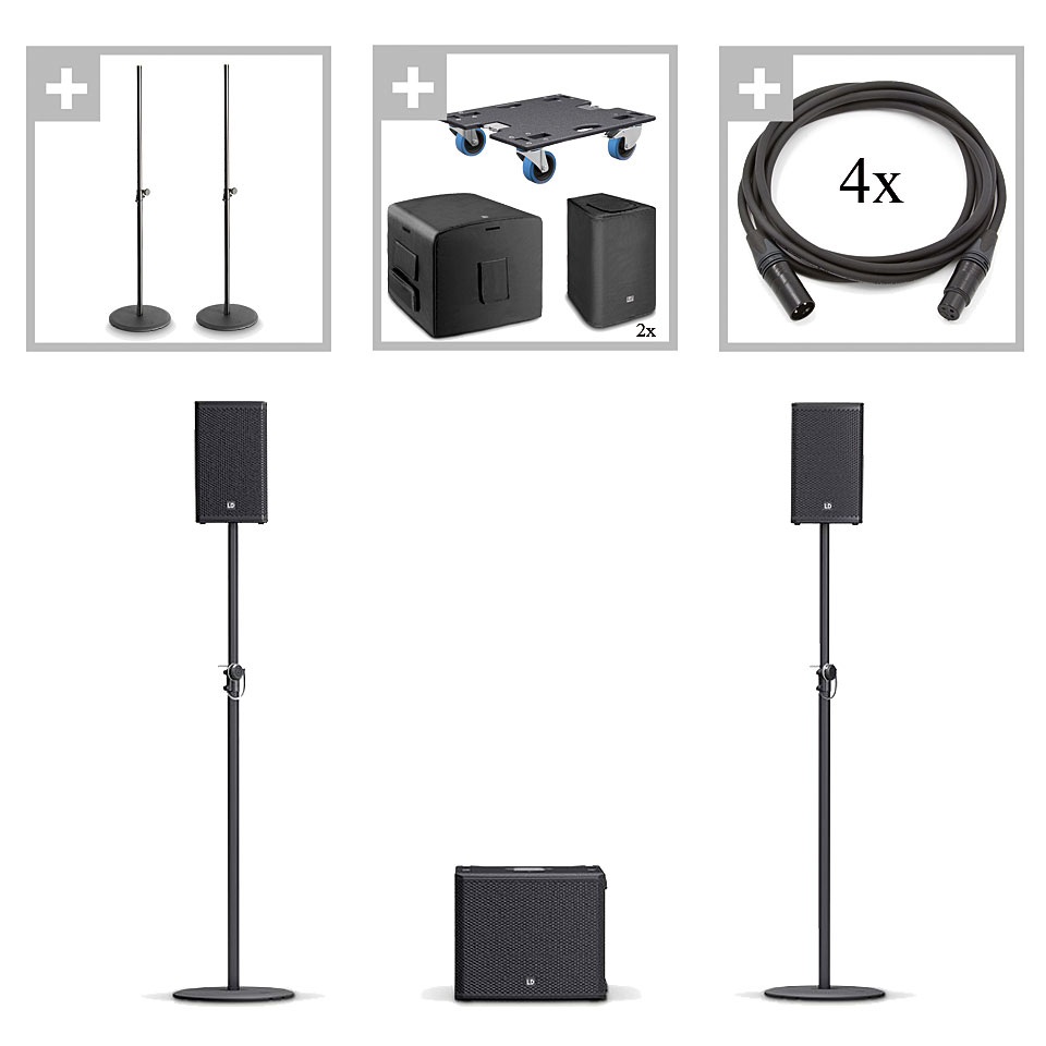 LD Systems STINGER G3 LOUNGE SET A.Completely Aktiv-PA-Set von LD Systems