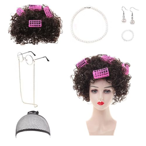 80er Jahre Outfit Frauen Perücken Set 70er 80er Jahre Kostüm Frauen Vokuhila Perücke 80er Jahre Zubehör Cosplay Party Kostüm Fancy Kostüm Verkleiden Karneval 7pcs 80er Jahre Outfit Frauen Perücken Set 70er 80er Jahre Kostüm Frauen Vokuhila Perücke 80er Jahre Zubehör Cosplay Party Kostüm Fancy Kostüm Verkleiden Karneval 7pcs von LDDYKZY