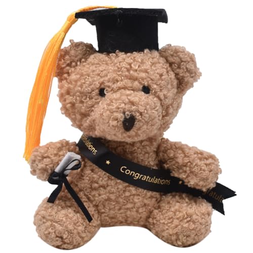 LDDYKZY Bachelor Geschenk, Plüsch GraduationBär, Teddy Plüschbär mit Diplom und Doktorhut, Plüschtier Abschluss, Graduation Gift, Geschenke zum Bachelor Abschluss von LDDYKZY