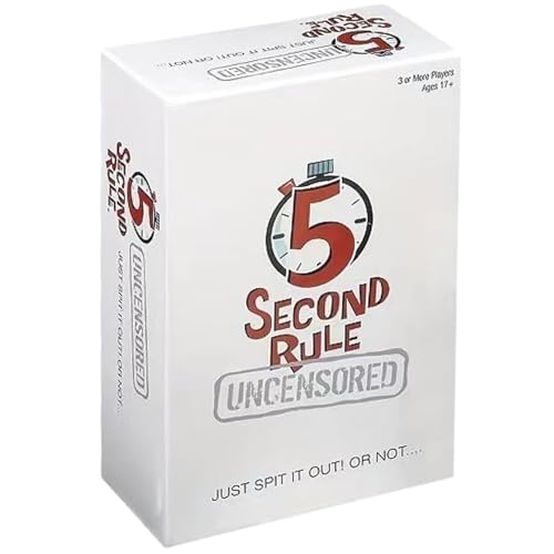 Gesellschaftsspiel für Erwachsene, 5 seconds,5 Second Rule, Games 5 Zweite Regel , Gesellschaftsspiele Party, 5 Seconds Junior Spielware,Partyspiele für die ganze Familie, 5 Seconds Kartenspiel von LDDYKZY