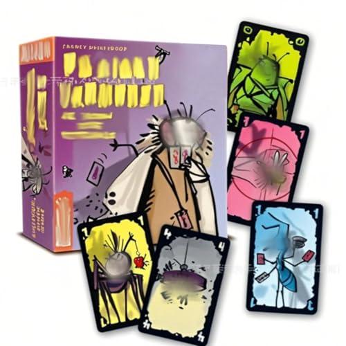 LDDYKZY Kartenspiel für die Familie, Kinderspiel Klassische Betrügerische Motten-Kartenspiel Perfekt als Kinderspiel, Reisespiel oder Spiel für Erwachsene, für 3-6 Spieler LDDYKZY Kartenspiel für die Familie, Kinderspiel Klassische Betrügerische Motten-Kartenspiel Perfekt als Kinderspiel, Reisespiel oder Spiel für Erwachsene, für 3-6 Spieler von LDDYKZY