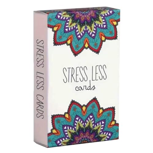 LDDYKZY Kartenspiele, The Stress Reduction Card Deck, 50 Achtsamkeitskarten mit Aktionsplänen Entspannung Stressabbau, Frauen Positive Affirmation Karten Angstabbau, Motivierende Geschenke LDDYKZY Kartenspiele, The Stress Reduction Card Deck, 50 Achtsamkeitskarten mit Aktionsplänen Entspannung Stressabbau, Frauen Positive Affirmation Karten Angstabbau, Motivierende Geschenke von LDDYKZY