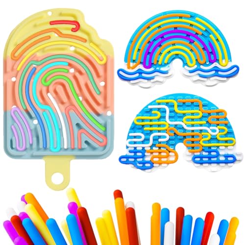 LDDYKZY Sensorische Spielbretter Sensorische Spielbretter Aus Silikon, Doppelseitige Spielbretter, Reisende Kinderspielbretter von LDDYKZY