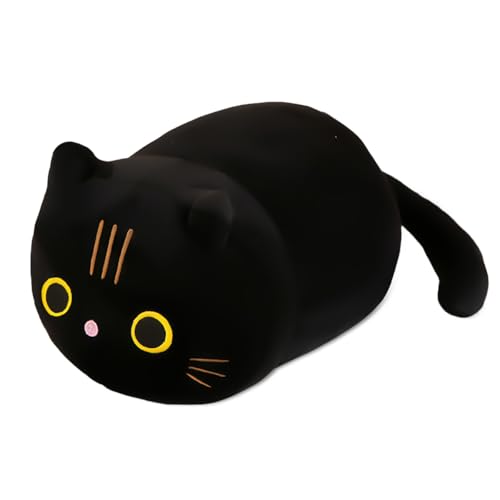 LDDYKZY Süßes Katze Plüschtiere Schwarze Katze Kuscheltier Kawaii Plüschkissen Schwarze Katze Plüschkissen Puppe Stofftiere Katzen Kuscheltier Geschenk für Kinder und Erwachsene 35cm LDDYKZY Süßes Katze Plüschtiere Schwarze Katze Kuscheltier Kawaii Plüschkissen Schwarze Katze Plüschkissen Puppe Stofftiere Katzen Kuscheltier Geschenk für Kinder und Erwachsene 35cm von LDDYKZY