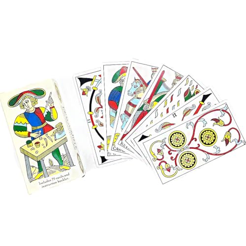 Tarotkarten, 79 Tarotkarten Mit Ratgeber, Marseille Tarot, Traditionelle Tarot Deck Karten, Tarotkarten fur AnfäNger, Klassisches Tarotkartendeck, Schicksal Vorhersage Karten Englische Version Tarotkarten, 79 Tarotkarten Mit Ratgeber, Marseille Tarot, Traditionelle Tarot Deck Karten, Tarotkarten fur AnfäNger, Klassisches Tarotkartendeck, Schicksal Vorhersage Karten Englische Version von LDDYKZY
