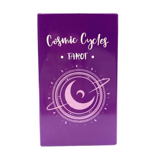 Tarot Deck, 78 Klassische Tarotkarten, klassisches Tarot De ck, Tar ot für Anfänger, zukünftiges Kartenspiel,Everyday Englisch Tar ot Cards mit Farbiges Kästchen für Partyspiele Kartenspiele von LDDYKZY
