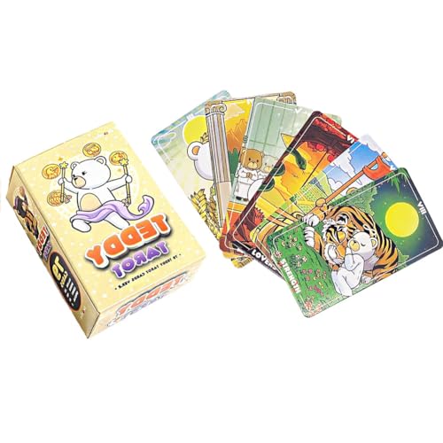 Tarotkarten für Anfänger, 79 Tarot Cards, Sich für Zusammenkünfte Freunden Eignet, Wahrsagewerkzeuge Kartenspielen, Tarotkarten, Tarot Cards English, Wahrsagungsspielkarte für Zukunft Tarotkarten für Anfänger, 79 Tarot Cards, Sich für Zusammenkünfte Freunden Eignet, Wahrsagewerkzeuge Kartenspielen, Tarotkarten, Tarot Cards English, Wahrsagungsspielkarte für Zukunft von LDDYKZY