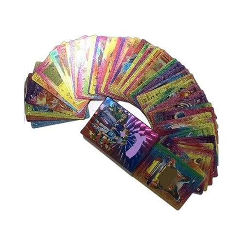 Vamx Karten 55pcs Rare Karten Für Po Freunde und Familie Vmax Karten, Sammelkarten Set, Nicht original Inklusive TCG-Deckbox,Keine Wiederholung Vamx Karten 55pcs Rare Karten Für Po Freunde und Familie Vmax Karten, Sammelkarten Set, Nicht original Inklusive TCG-Deckbox,Keine Wiederholung von LDDYKZY