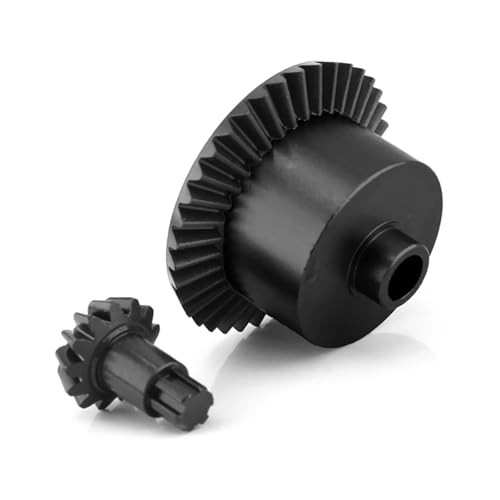 1/10 Metall Stahl Kegelrad Differential Fall for Outcast Big Rock(Black) von LDHNFBYV