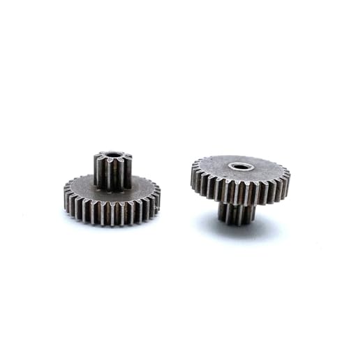 LDHNFBYV 0,5 M 9T-32T 12T-32T Doppeltes Metall-Stahlgetriebe 2,5/3/8 mm(3mm Loose fit,12 Teeth-32 Teeth) von LDHNFBYV