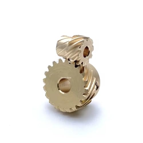 LDHNFBYV 0,8 M Präzisions-Schrägverzahnung mit 8–24 Zähnen, versetztes 45-Grad-Eckdrehgerät, Reduktions-Schrägverzahnung(3mm,24 Teeth) von LDHNFBYV