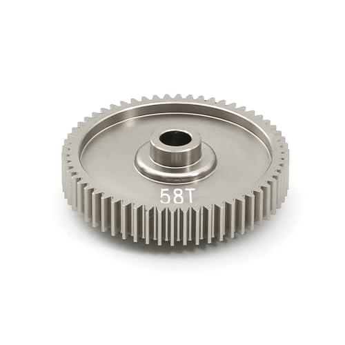 LDHNFBYV 1/10 Metallgetriebe 61T-58T-55T Aluminiumlegierungsgetriebe(58t) von LDHNFBYV