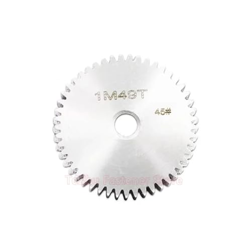 LDHNFBYV 1/10 Stück 1M Stirnradgetriebe 45# Stahl Zylinderrad 1 Modul(10pcs,14 Teeth (OD 16mm)) von LDHNFBYV