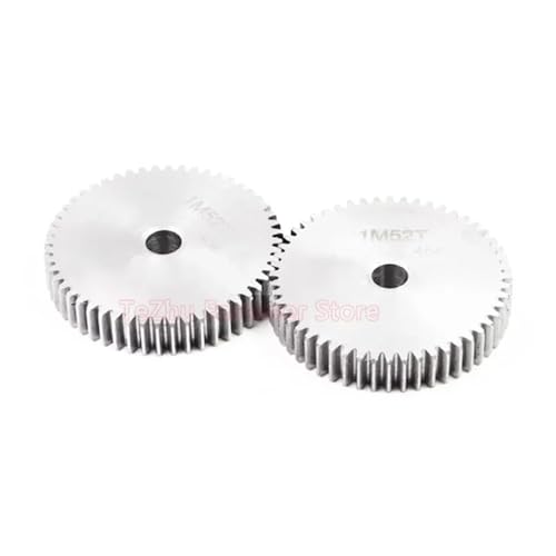 LDHNFBYV 1/10 Stück 1M Stirnradgetriebe 45# Stahl Zylinderrad 1 Modul(10pcs,20 Teeth (OD 22mm)) von LDHNFBYV
