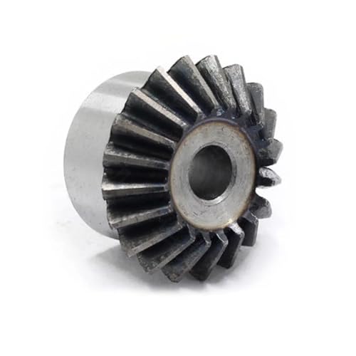 LDHNFBYV 1/2/4PCS Metal Bevel Gear 45 Steel quenched 90 Degree Transmission 15 to 40 Teeth Bevel Gear Straight Bevel Gear 1:1(1PCS,2.5M 18T Hole 10.5) von LDHNFBYV