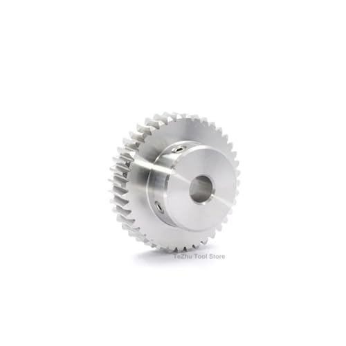 LDHNFBYV 1 Mod Schneckengetriebe Schneckenstange 303 Edelstahl 15/20/25/30/35/40/50/60 Zähne Geschwindigkeit(5mm,Worm Gear 20 Teeth) von LDHNFBYV
