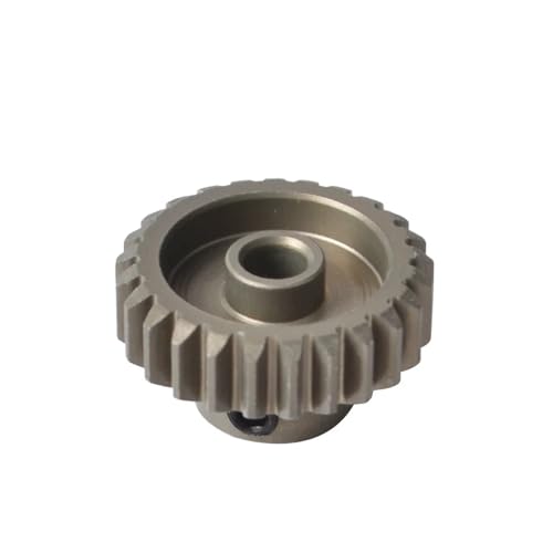 LDHNFBYV 1 STÜCKE Metall M0.6 22T 23T 24T 25T Motorgetriebe for TT01 TT02 SCX10 1/10 Auto(24T) von LDHNFBYV