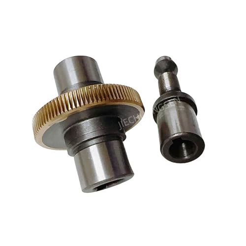 LDHNFBYV 1 Satz NMRV-Getriebe + Schneckengetriebe-Zubehör, komplettes RV30-Getriebeloch: 14 mm / RV40-Getriebeloch: 18 mm(RV40 Gear-Worm 14mm,Ratio 100) von LDHNFBYV