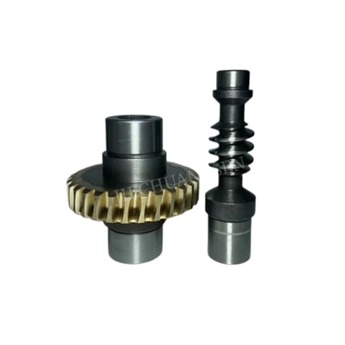 LDHNFBYV 1 Satz NMRV-Getriebe + Schneckengetriebe-Zubehör, komplettes RV30-Getriebeloch: 14 mm / RV40-Getriebeloch: 18 mm(RV40 Gear-Worm 14mm,Ratio 7.5) von LDHNFBYV