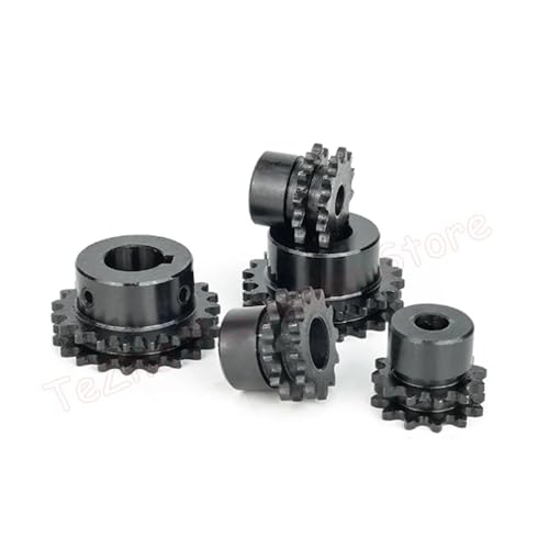 LDHNFBYV 1 Stück 16 17 18 Zähne 04C 25H Zweireihiges Kettenrad for Rollenkette 16T 17T 18T(8mm,16 Teeth) von LDHNFBYV