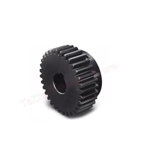 LDHNFBYV 1 Stück 40T-60T 1,25M Stirnradgetriebe 1,25 Modul Stahlmotorgetriebe mit schrittweiser zylindrischer Zahnradbohrung(8mm (Keyway 3mm),50 Teeth) von LDHNFBYV