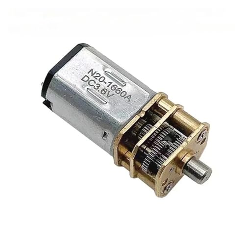 LDHNFBYV 1 Stück N20-D3 * 4.4 3,6 V-230 U/min Mikro-Gleichstrommotor aus Metall mit hohem Drehmoment von LDHNFBYV
