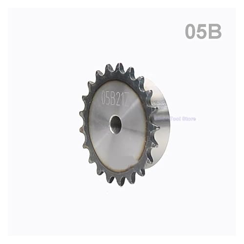 LDHNFBYV 1 Stücke 45# Stahl 05B Kettenrad 10 Zähne - 28 Zähne IndustrialMotor Kettengetriebe(05B 18 Teeth) von LDHNFBYV