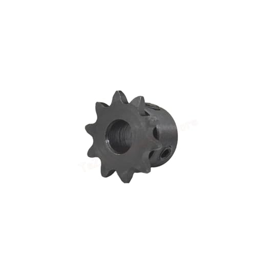 LDHNFBYV 1 stück 9T 10T 04C Kettenräder for Rollenkette 9 10 Zähne 45# Stahlgetriebe Industrieantrieb Kettenradbohrung(9 Teeth-Bore 5mm) von LDHNFBYV