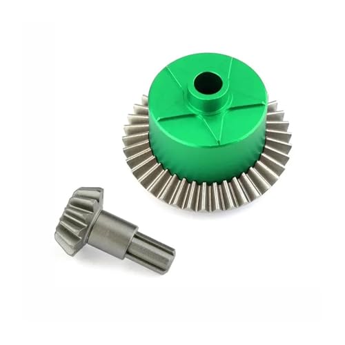 LDHNFBYV 1 stück Metall Hinten Differential GearRC Auto Zubehör Teil For1/8 1/10(Green) von LDHNFBYV