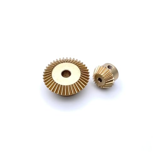 LDHNFBYV 1: 2 rechtwinklig 0,5 M 20/40 Zähne Untersetzungsgetriebe 2/3/4/5/6 mm Modell Messing Kegelrad(40 Teeth-4mm,20 Teeth-2mm) von LDHNFBYV