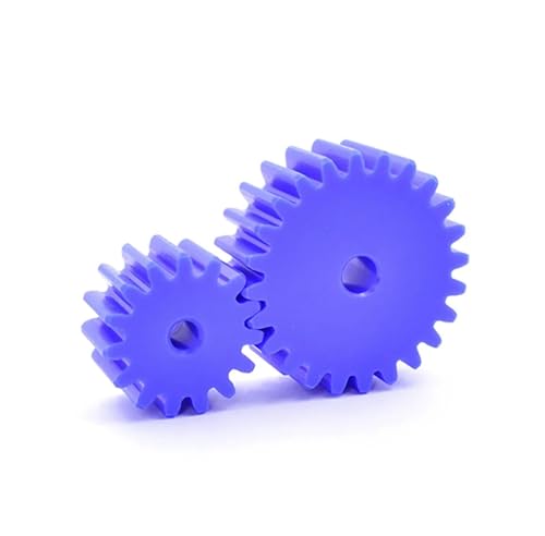 LDHNFBYV 1Pcs Prozess Loch 6mm/8mm Mod 1,5 28T-52T Blau Nylon Stirnrad 1,5 M Kunststoff Motor Ritzel(38 Teeth-Hole 6mm) von LDHNFBYV