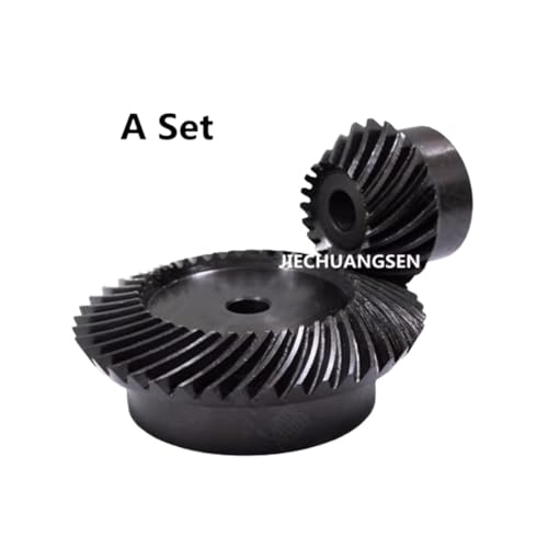LDHNFBYV 1Set 1M 1,5 M 15 Zähne 16T 20T 30T 32T 40T Präzisions-schrägverzahnten Kegelradgetriebe(1.5M 16T-32T) von LDHNFBYV