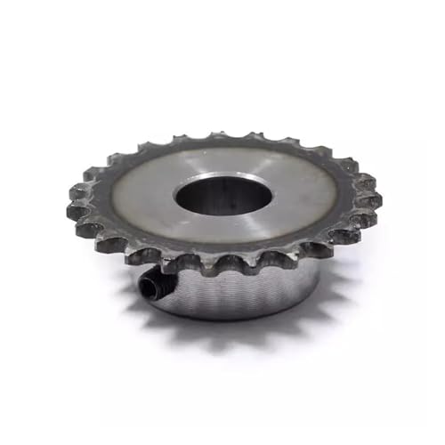 LDHNFBYV 1pc 04C Kettenrad 24 Innen 25HSteel Kettenrad Tisch Rad Fertig Loch Kettenrad Schraube Loch(8mm,11pcs 24 Teeth) von LDHNFBYV
