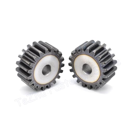 LDHNFBYV 1pc Stirnradgetriebe 3M 15T-30T Metallgetriebe Getriebe 45# Stahl 3 Modul(3M - 22Teeth) von LDHNFBYV