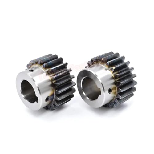 LDHNFBYV 1pc45# Stahl 2 Modul Motor Getriebe mit Schritt Keilnut Bohrung 12 14 15 16 17-25mm(16mm (Keyway 5),20 Teeth) von LDHNFBYV