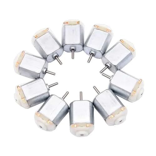 LDHNFBYV 2/5/10Pcs 130 Micro DC Motor 3V-6V 8000RPM Miniatur Elektrische Motor Vier-Rad Motor kleine(2PC) von LDHNFBYV