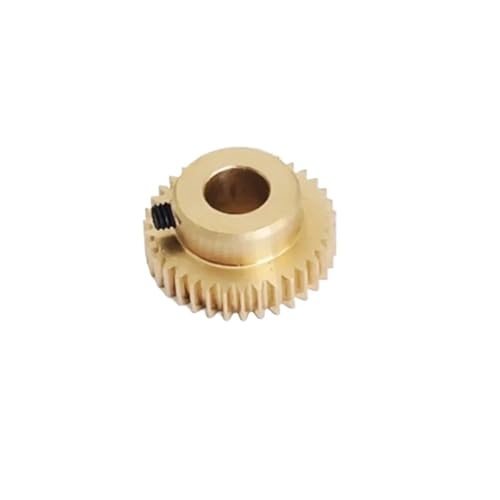 LDHNFBYV 2 Stück Messing-Stirnradgetriebe, Bohrung 3/4/5/6 mm(Bore 5mm,39 Teeth) von LDHNFBYV