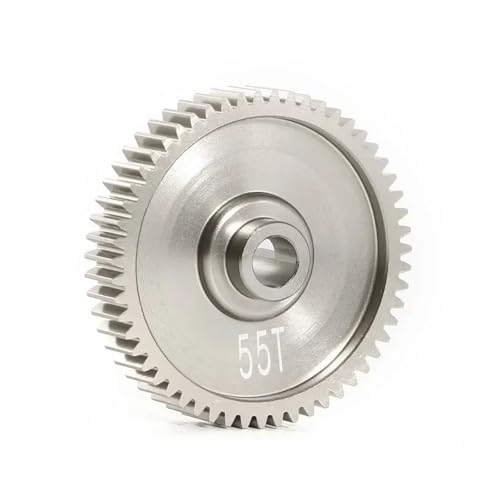 LDHNFBYV 2 stücke 55T 58T High Speed Stirnradgetriebe 53665 for TT01 TT-01 1/10 Auto Teile Zubehör von LDHNFBYV